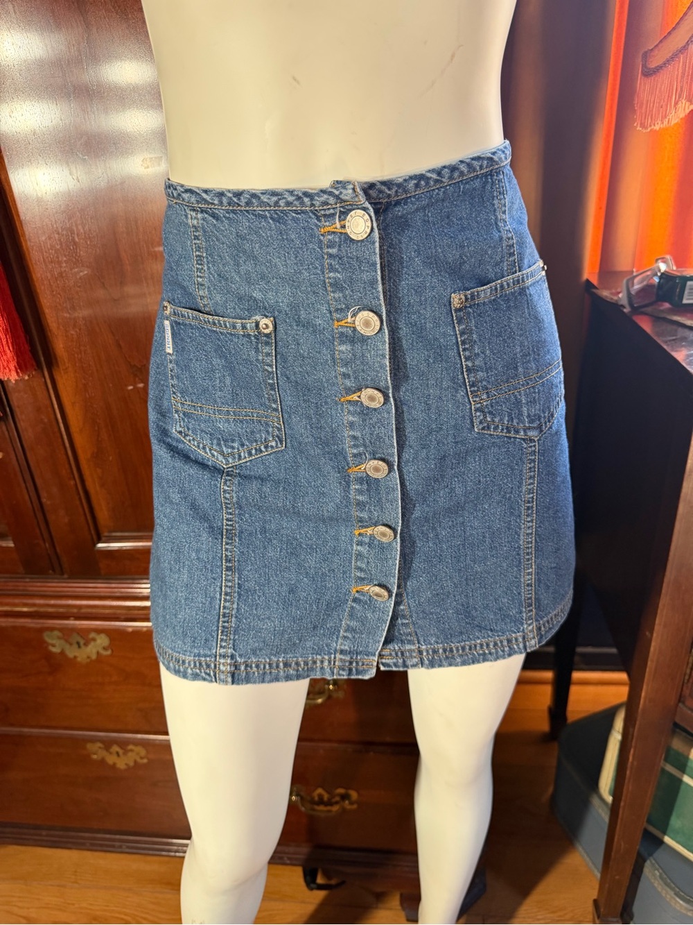 Vintage 90s Esprit denim skirt